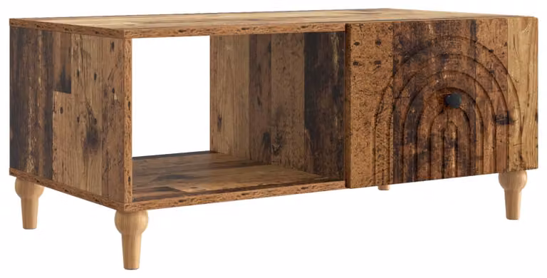 Tavolino da salotto Legno antico 90 x 50 x 40 cm