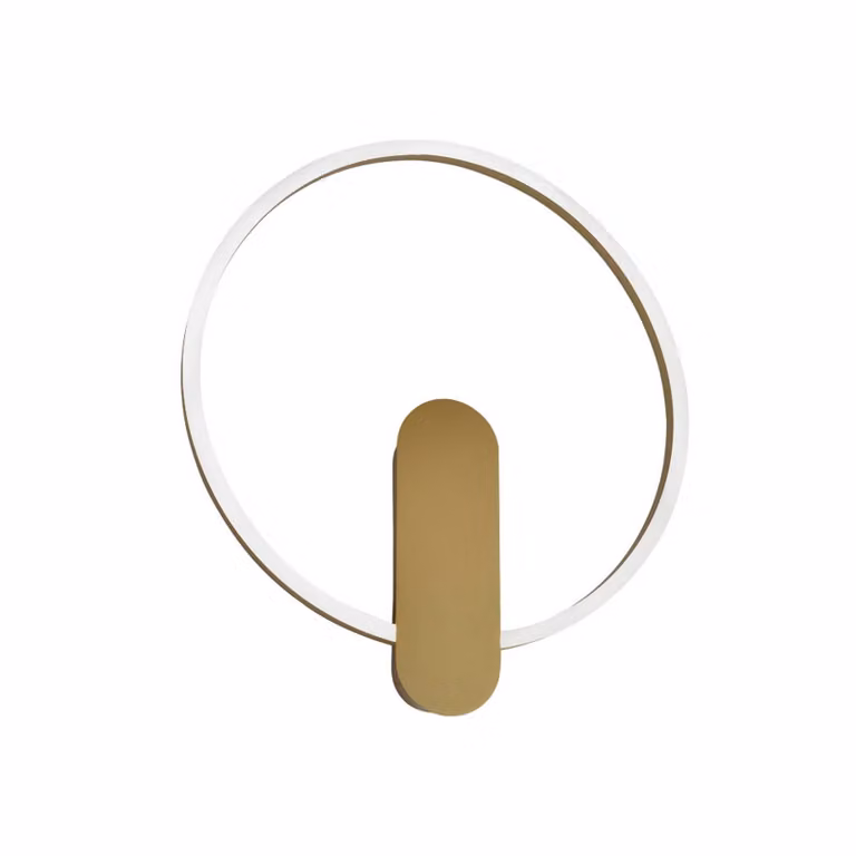 Viokef Applique da parete Zaklin, Ottone / Oro, Soggiorno / Sala da pranzo, Metallo, Moderno, Applique