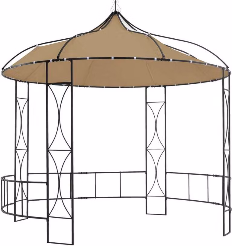 Padiglione 300x290 cm Taupe Round
