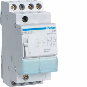 Interruttore remoto con 2 contatti di chiusura e 2 di apertura, 230 V CA, 110 V CC, 16 A, 2PLE