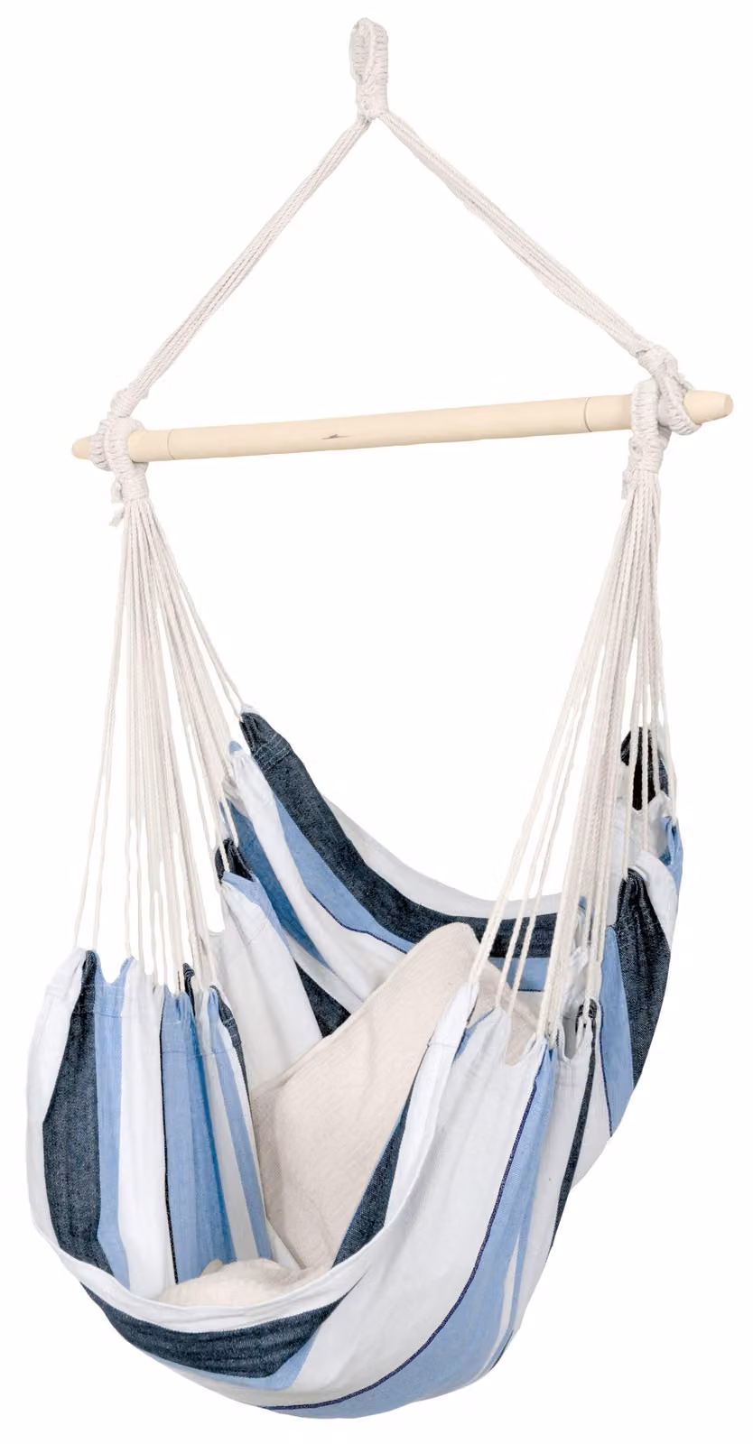 AMAZONAS L Poltrona sospesa Havana Marine con barra di diffusione Seduta di circa 150 x 120 cm