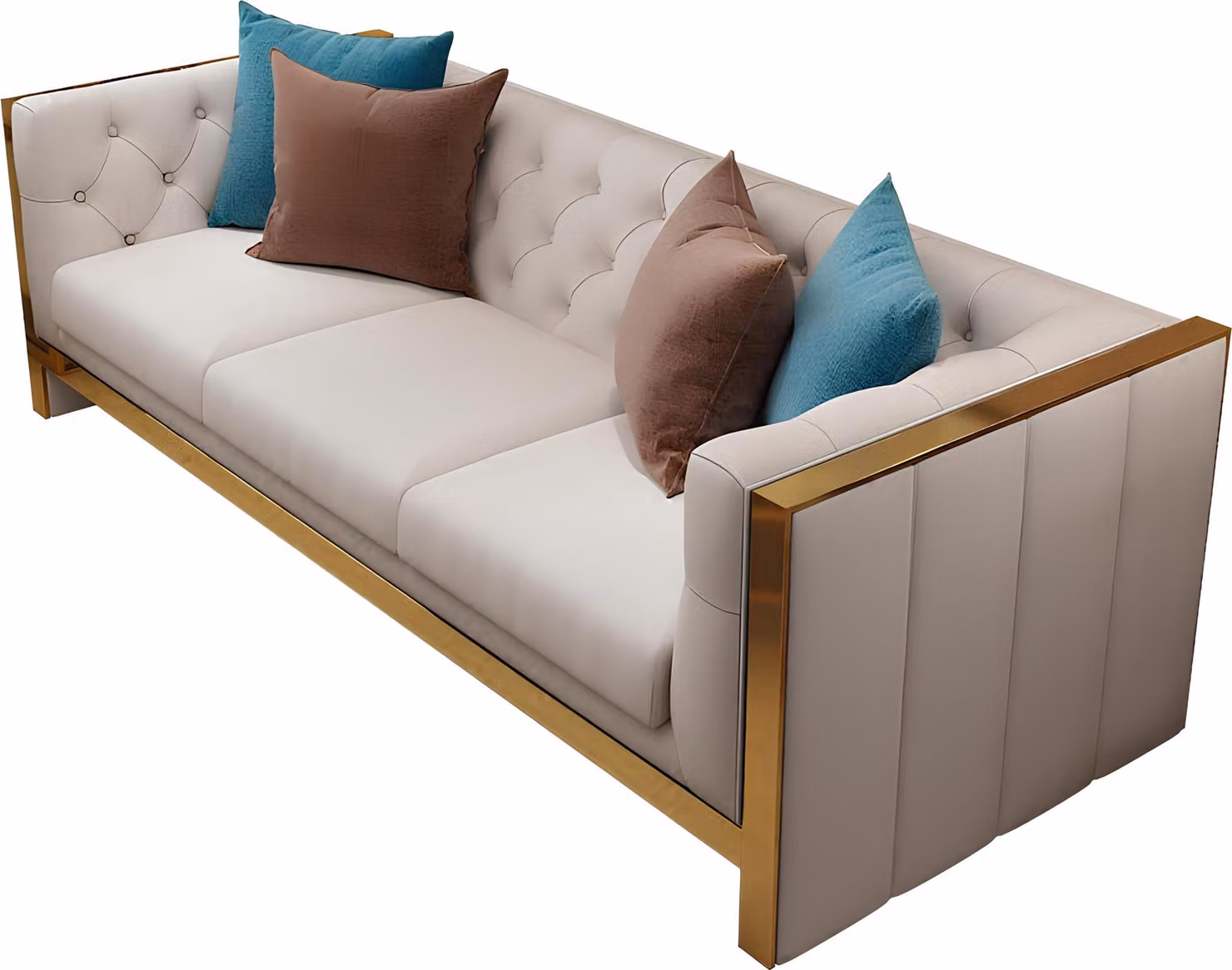 Dreisitzer Design Sofa 3 Sitzer Couch Polster Garnitur Sofas Couchen Luxus Möbel