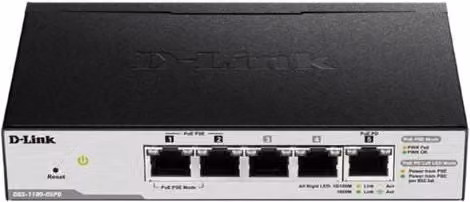 D-link dgs-1100-08pv2 gestito l2/l3 gigabit ethernet (10/100/1000) supporto power over ethernet (poe) nero