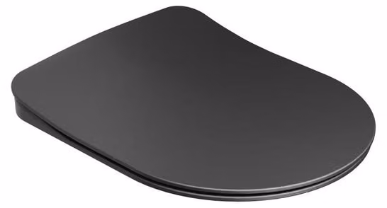 Sedile WC Ravak Uni Chrome Flat, nero