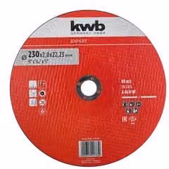 Disco da taglio per smerigliatrice KWB colore rosso 230 x 2 mm