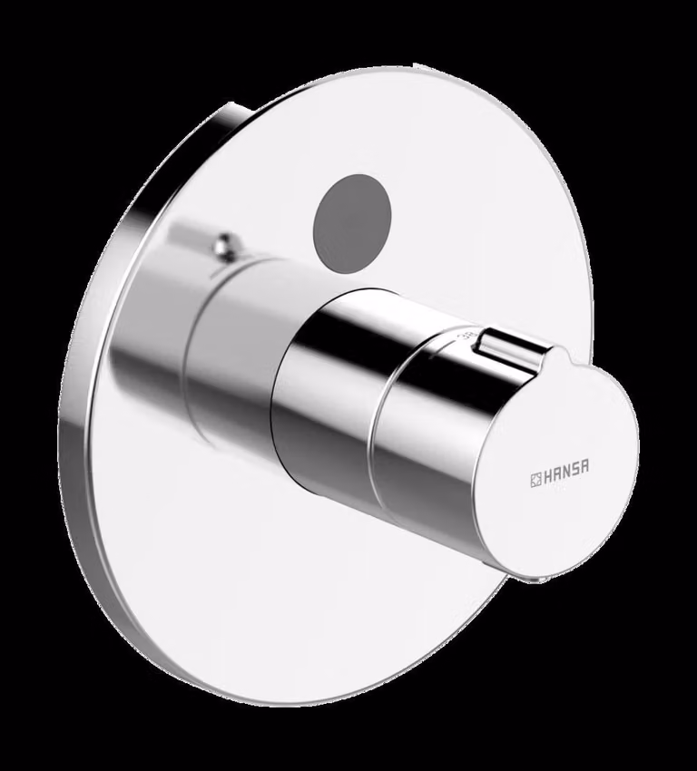 HANSA HANSAELECTRA robinet de douche, sans contact, montage mural, 12 V, chrome, 80909001, 80909001