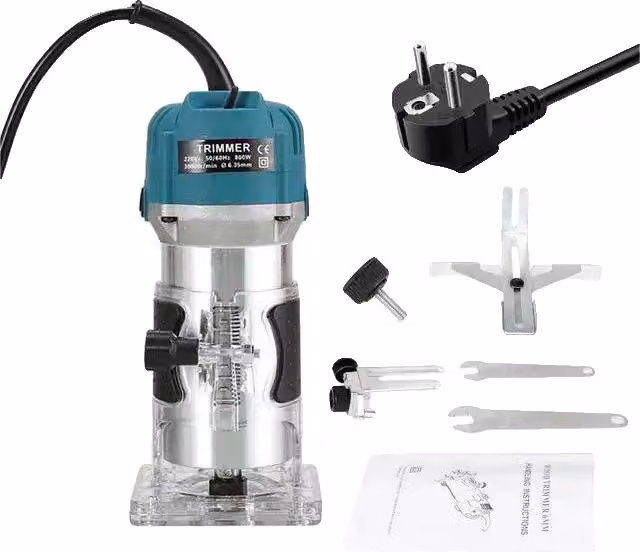 Trimmer elettrico, motore da 800 W, velocità 30000 giri/min, 800 W