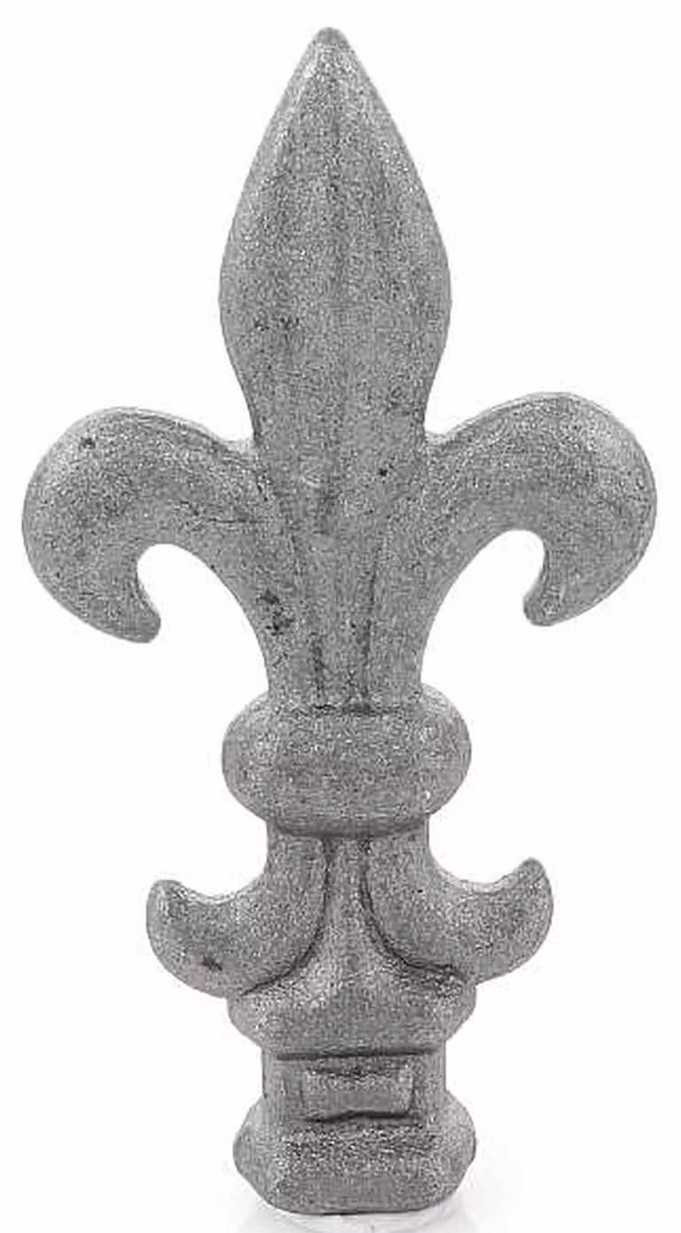 LogistSystem 1 pezzo di pizzo decorativo in metallo 105x53 mm (AxL) / 18x21 Decorazione per recinzione 40.099.04
