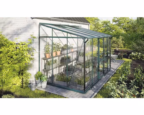 Ida 6500 ESG/HKP, smeraldo Serra addossata Vitavia Serra in alluminio 2 finestre