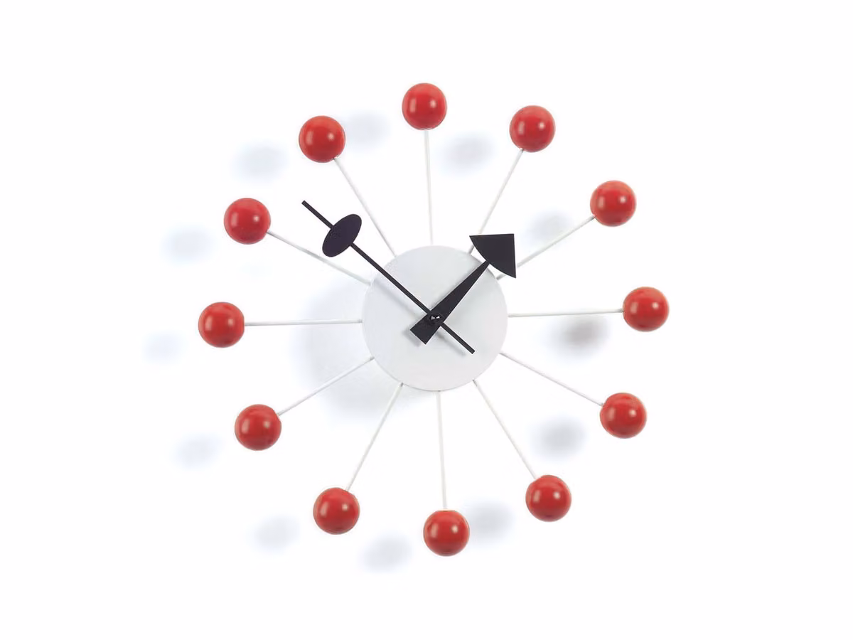Ball Orologio da Parete - Rosso