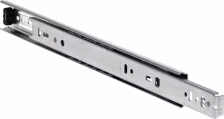 ACCURIDE DZ2132 Guida a sfere a estrazione parziale, lunghezza 700 mm, acciaio zincato