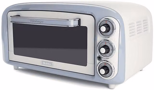 Fornetto elettrico Ariete Vintage da 18 litri, bianco, con grill e timer