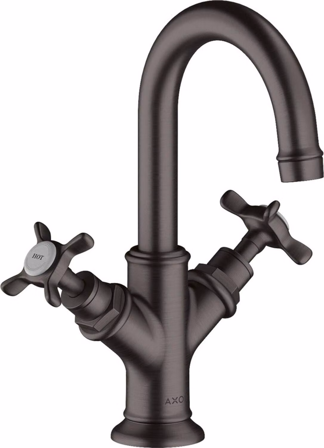 hansgrohe AXOR Montreux mitigeur lavabo 2 poignées 160, vidage rapide, pour lavabo, 16505340, 16505340