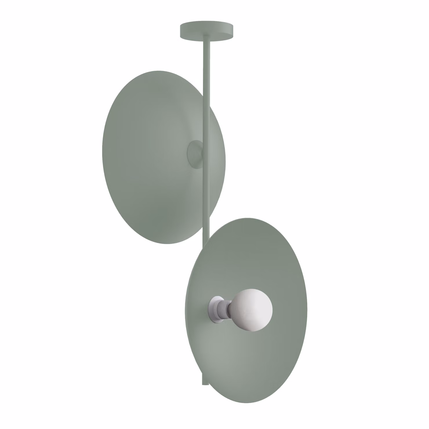 Lampada Da Soffitto Cassini Monocolore Opaca A 2 Luci