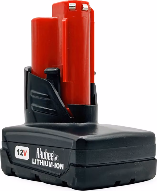 Batteria 10,8 V - 12 V 5,0 Ah compatibile con Milwaukee M12 Akubee