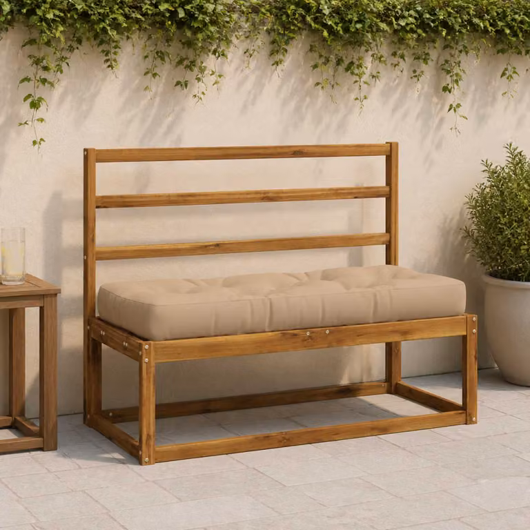 vidaXL Cuscino per Pallet VIANEN 100% Poliestere Sabbia