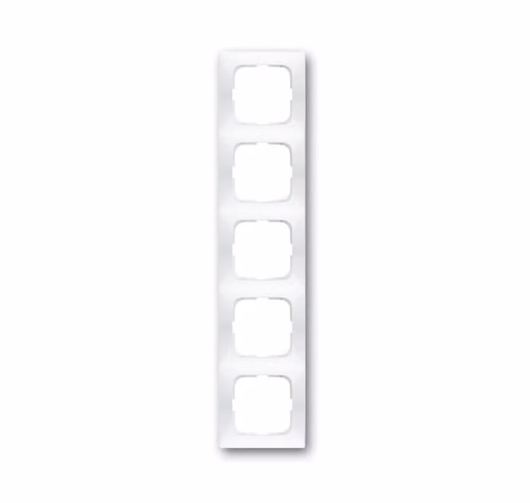 Busch-Jaeger 1725-214 Cornice di copertura, cornice quintupla bianco alpino