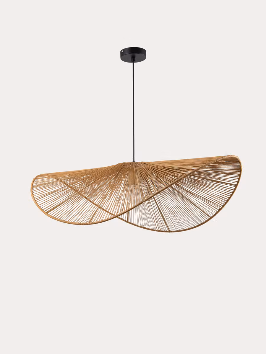 Lampada da soffitto Deia Kenay Home colore naturale in legno e carta – 2