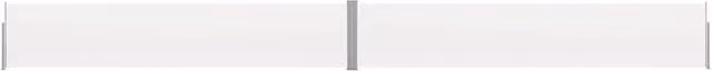 Tenda da sole laterale retrattile/schermo privacy per patio giardino terrazza balcone 140 x 1200 cm crema 02_0007234