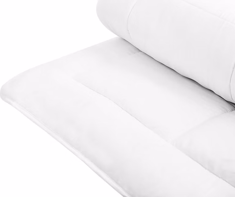 BELIANI Lenzuola in microfibra di poliestere 220 x 240 cm per soggetti allergici extra calde