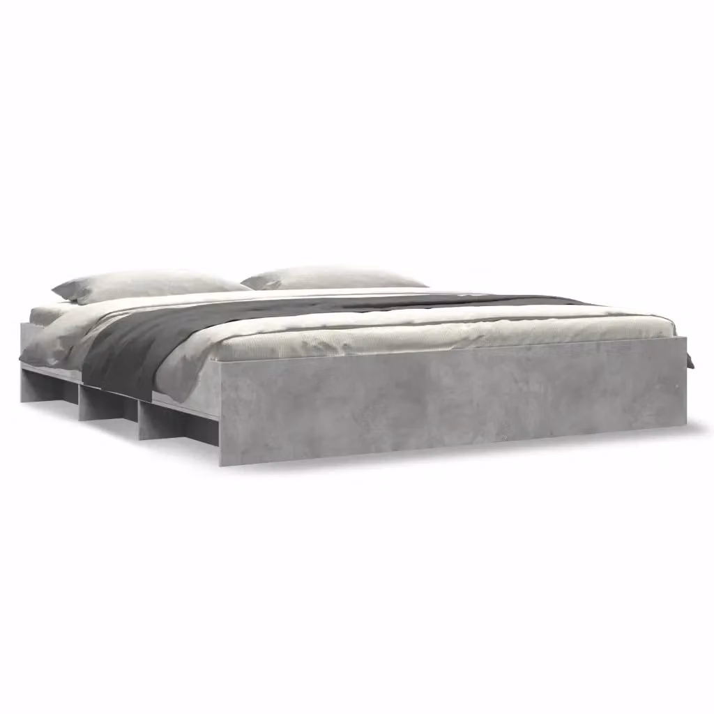 Letto con contenitore e doghe vidaXL Grigio Matt L/P: 200 x 200 cm – 2