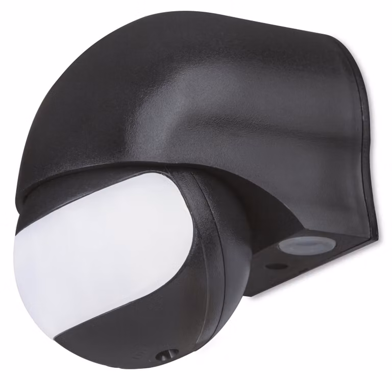 SONERO rilevatore di movimento X-IMS011, 180°, IP44, orientabile, nero
