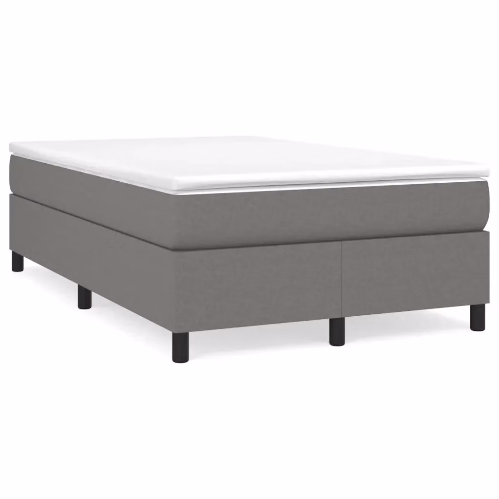 Letto Ibrido con Giroletto a Molle e Materasso vidaXL Grigio e Bianco L/P: 120 x 200 cm – 2
