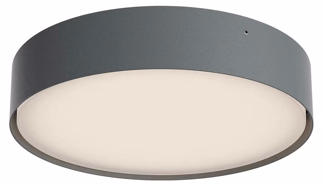 Redo Outdoor NOX PL LED, rotonda – Ø30 v6 cm - Grigio scuro, dimmerabile (DALI) – grigio scuro, dimmerabile (DALI)