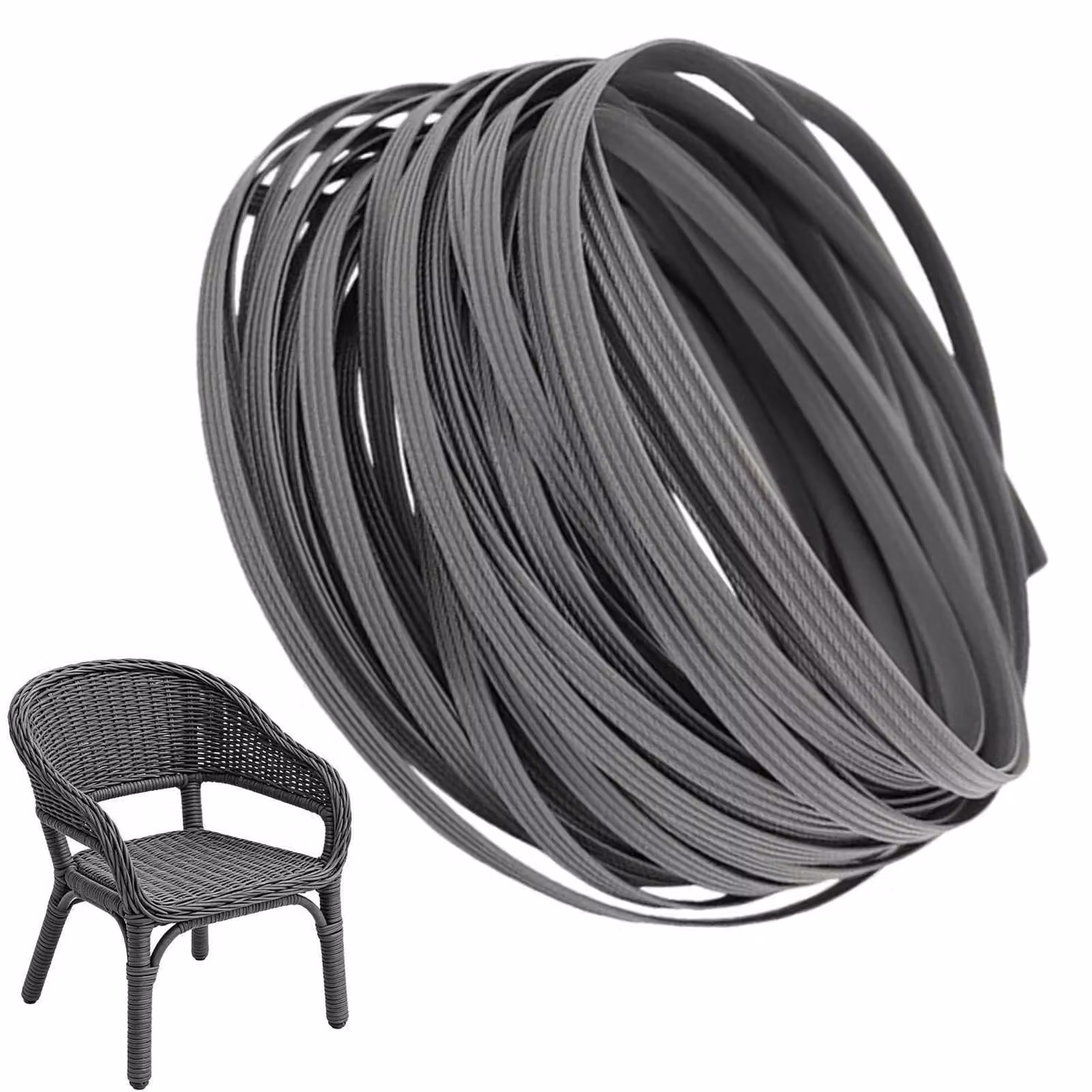 Kit di riparazione per mobili da esterno in rattan intrecciato