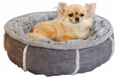 Cestino per cani Rosewood Plush Donut Grigio