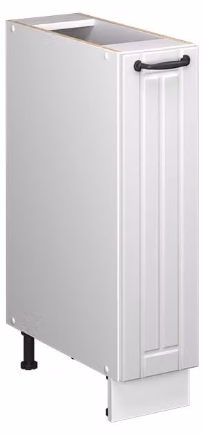 Armadio cucina dispensa alto Vicco Fame-Line Bianco rustico/Bianco 20 cm senza piano di lavoro, Model 61675
