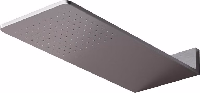 Steinberg Série 390 Wall Rain Douche de tête, avec raccordement direct au mur, avec Easy-Clean, 600x250mm, 3905661BGM, 3905661BGM