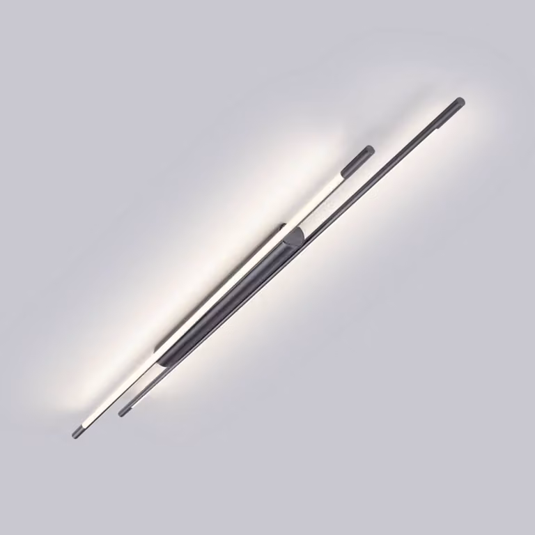 Helestra Plafoniera a LED LEDA, dimmerabile, Alluminio / Grigio / Zincato, Studio / Ufficio, Alluminio, Plafoniera LED