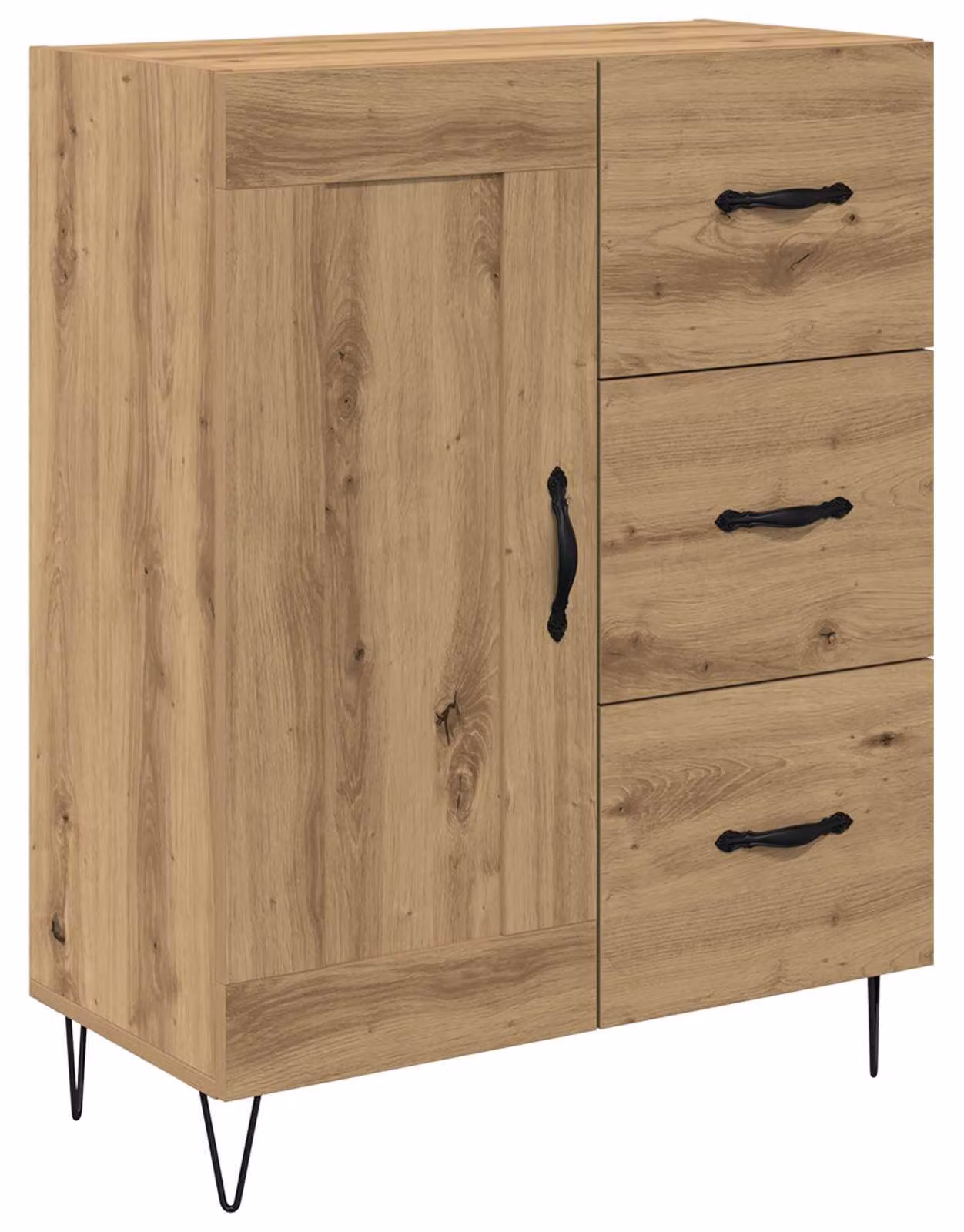 Credenza con cassetto Rovere Artigianale 69,5 x 34 x 90 cm