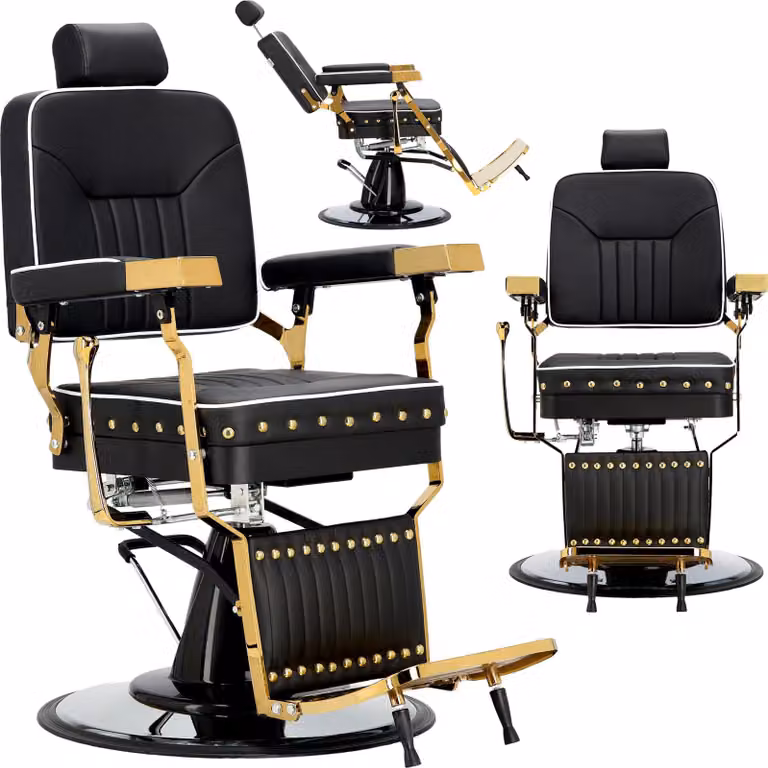 Poltrona da barbiere parrucchiere idraulica girevole per il salone barbiere barber shop Trevor Barberking