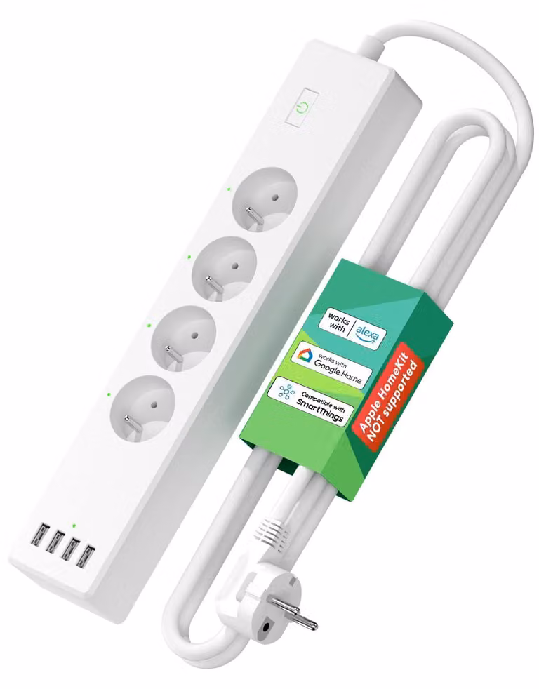 Prese multiple intelligenti Meross, con connessione Wi-Fi