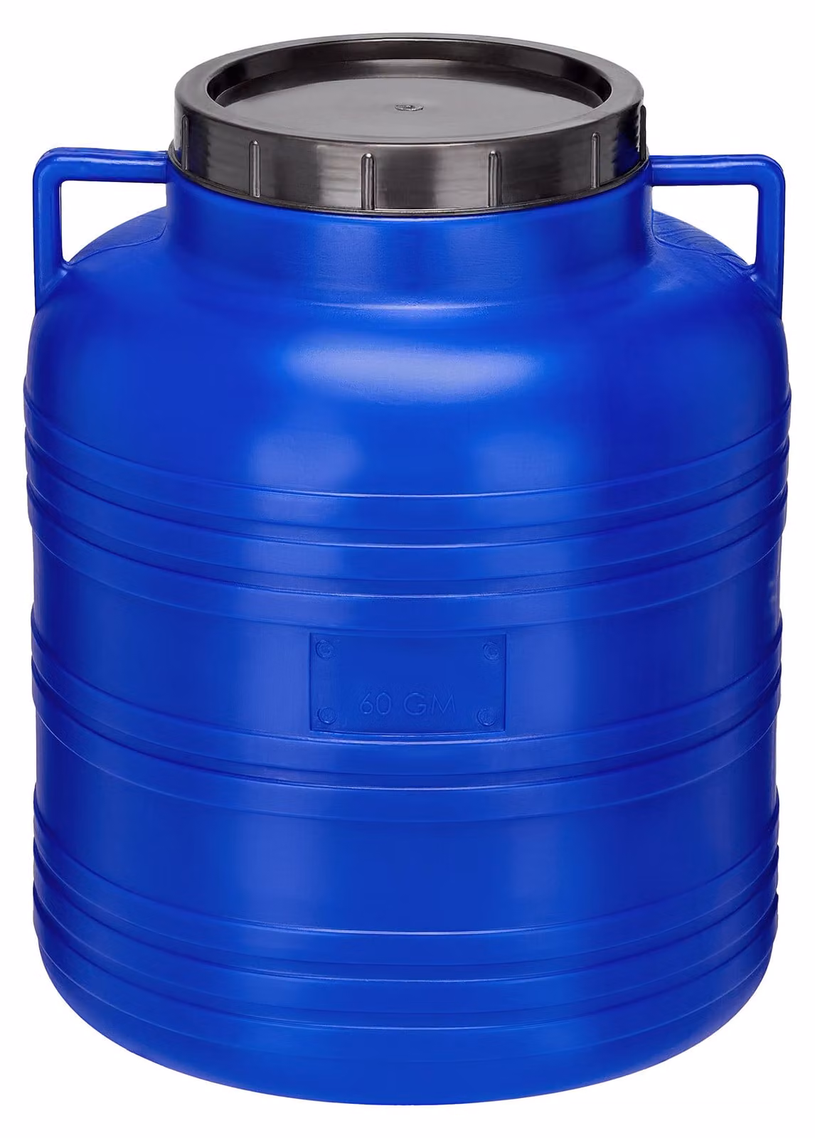 Garronda 60L fusto in plastica senza BPA Contenitore con coperchio per alimenti e GD-0087, blu