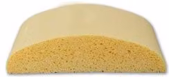 Spugna Mezzaluna Pavan Gialla L: 20 cm, P: 8 cm, H: 5,5 cm