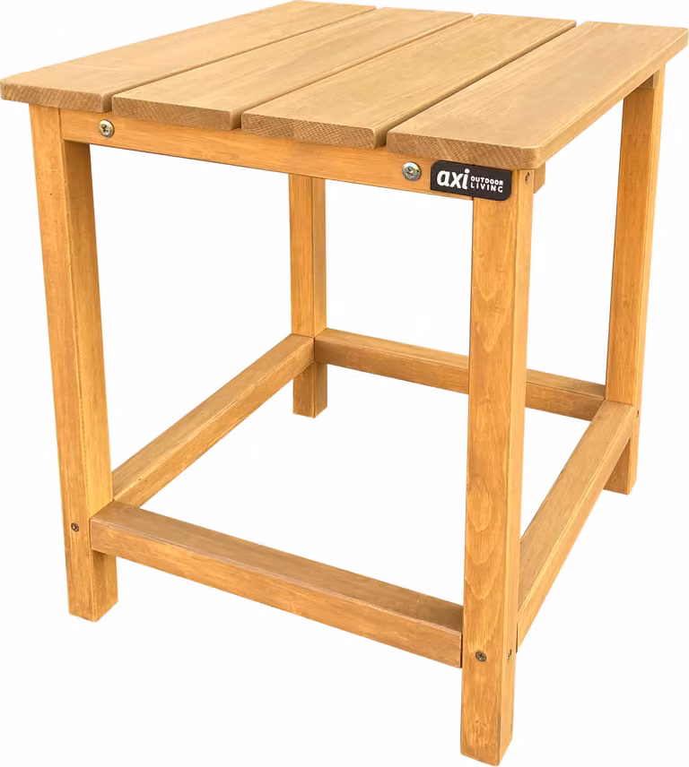 AXI Tess Tavolino in legno marrone | Per giardino, balcone, terrazza | Sa salotto 40,5 x 40,5 x 46 cm