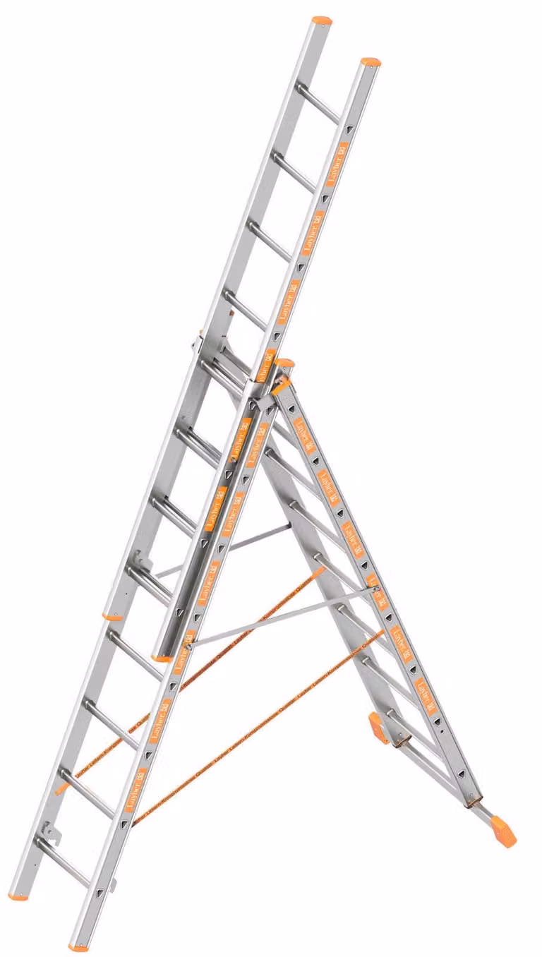 Layher Allzweckleiter 3-teilig Topic 1040 3x8 Sprossen