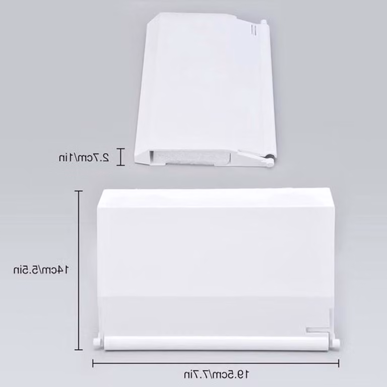 Set di 2 paraspruzzi/deflettori per skimmer di piscina – Kit di ricambio per copertura dello skimmer, dimensioni 19,5x14 cm, ideale per piscine interrate ed efficiente