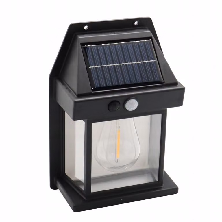 LAMPADA SOLARE PER TARAS DA GIARDINO MESSA A MURO 1200mAh 21cm XL Forte IP65