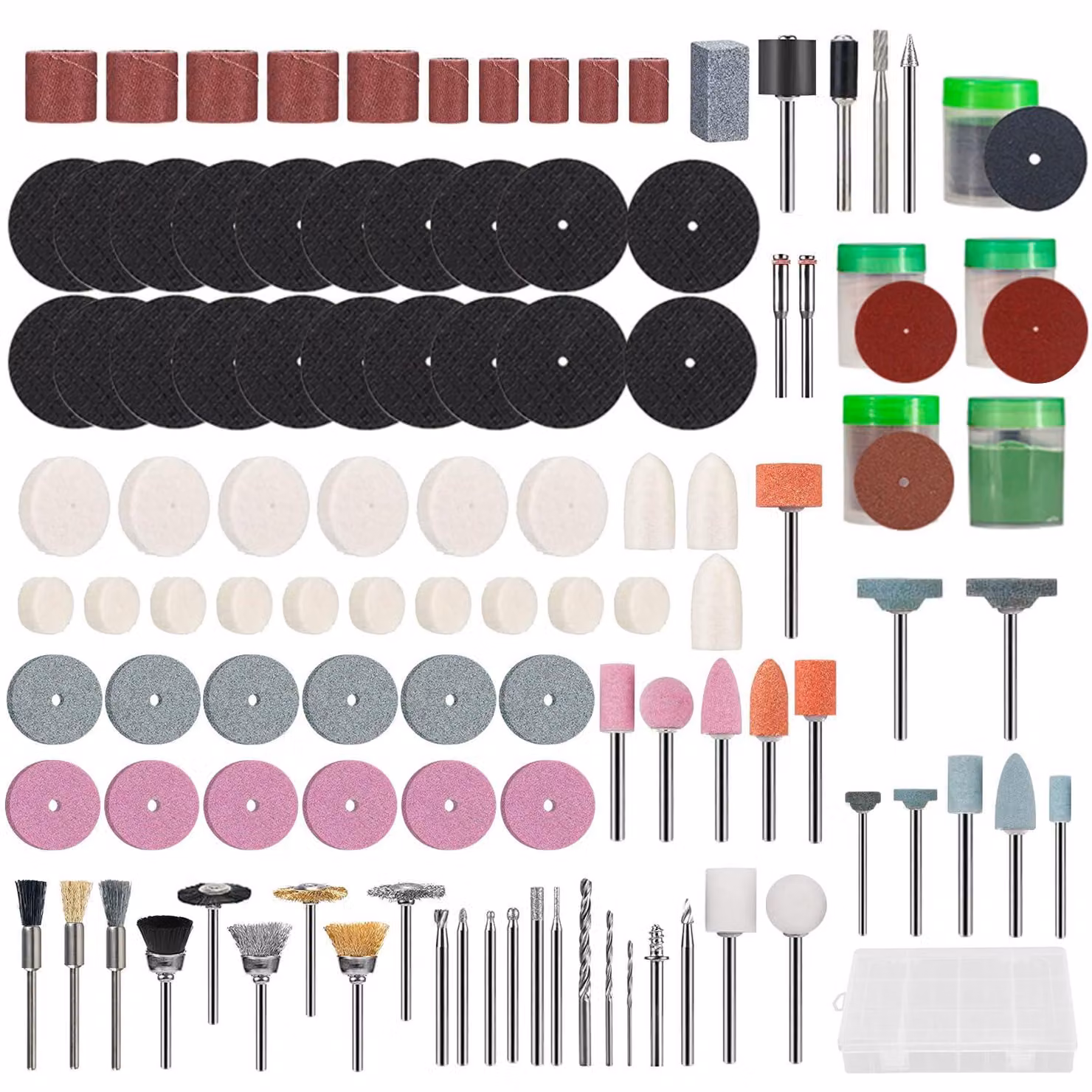 230 pezzi di set di utensili multifunzione per utensili rotativi ed elettrici