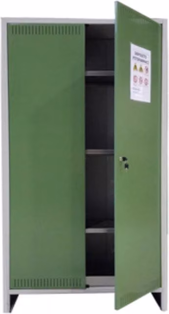 Armadio per Fitofarmaci Prometal in Acciaio con 2 Ante, L: 100 cm, P: 40 cm, H: 179 cm