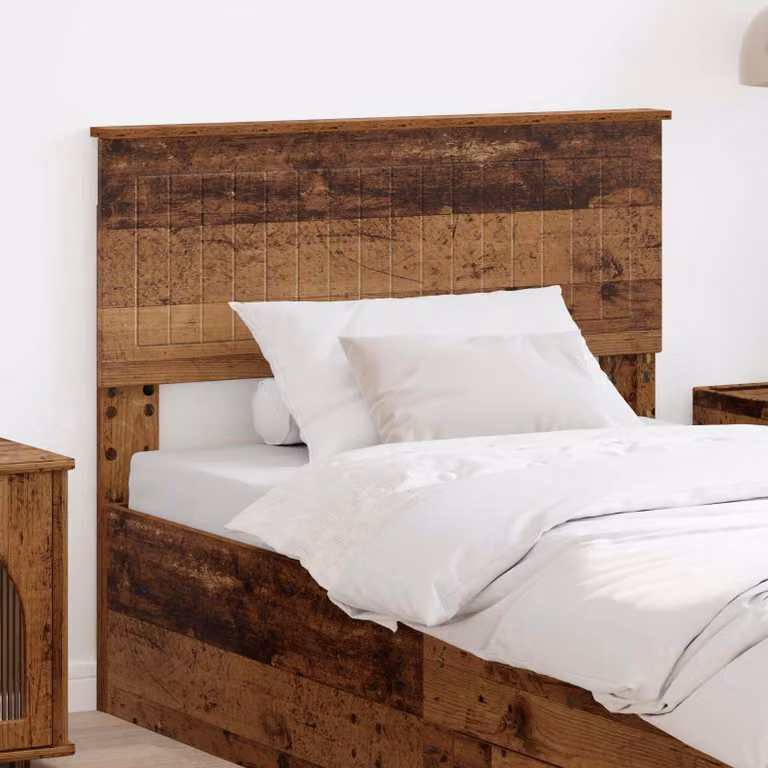 Testiera per letto moderna vidaXL in legno ingegnerizzato color marrone