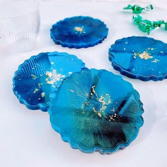 Set di stampi in silicone per lavori creativi e tavole imbandite in modo decorativo