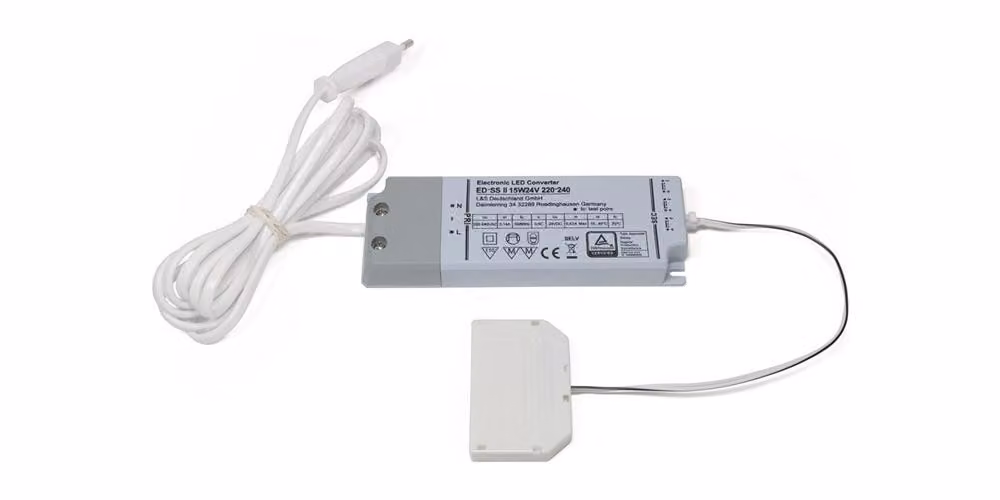 Convertitore LED L&S 230 V 24 V 15 W Distributore a 6 vie - 2000423