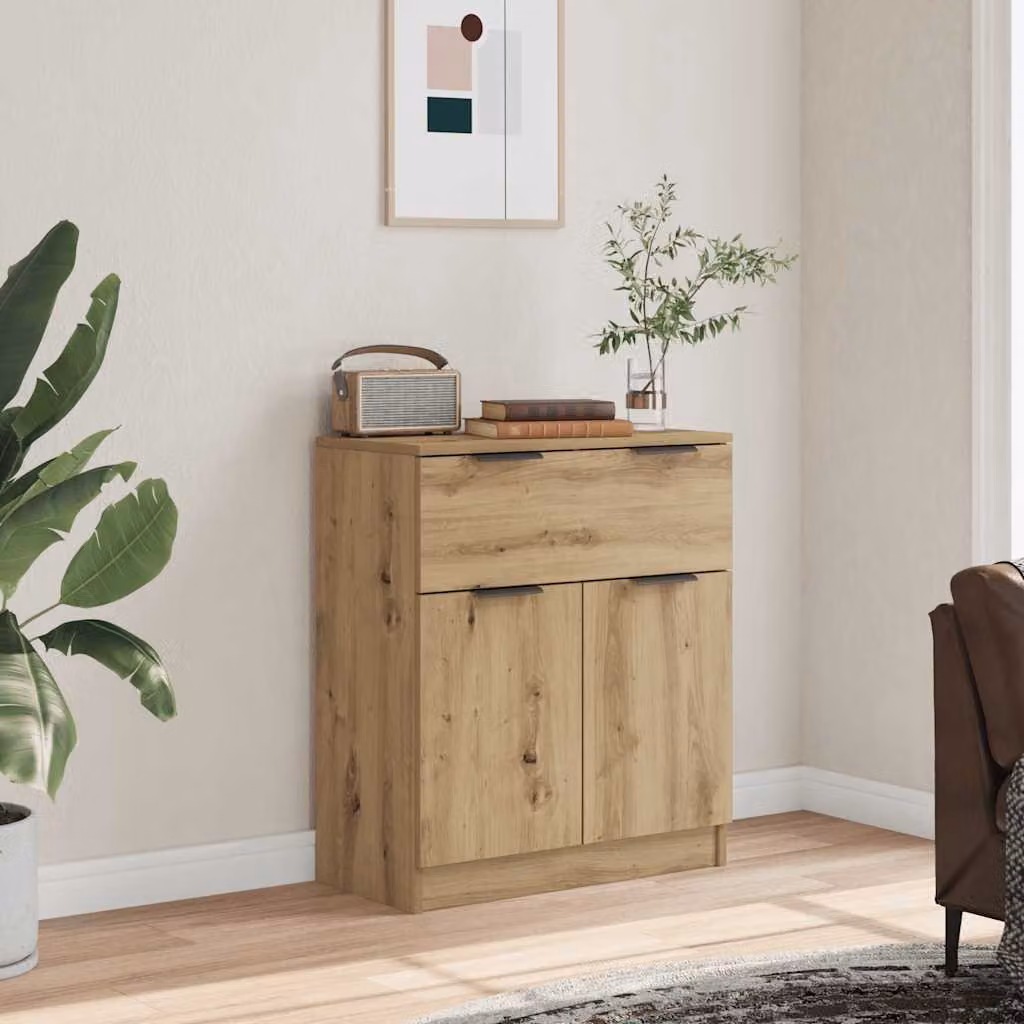 Credenza classica vidaXL in legno marrone per soggiorno e ingresso L 60 cm, P 30 cm, H 70 cm