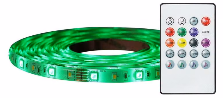 Striscia LED autoadesiva NORDLUX Music RGBW IP44, Variante: 3000 x 10 mm, LED, RGBW, 14 W, 250 lm