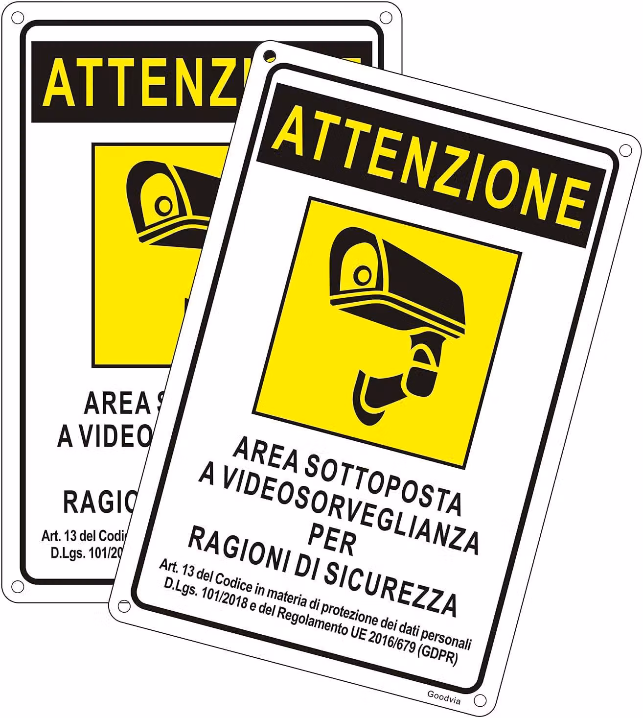 Pannello riflettente per videosorveglianza, dimensioni 30x20 cm, adatto per abitazioni e aziende